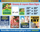 Grocery Market Convenience Store for Retail Stores FRESH PRODUCE MEATS MILK EBT ICE